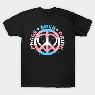 Peace Love Transgender Pride T-Shirt